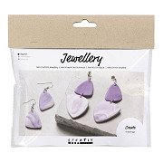 Mini Hobbyset Jewelry Earrings Purple