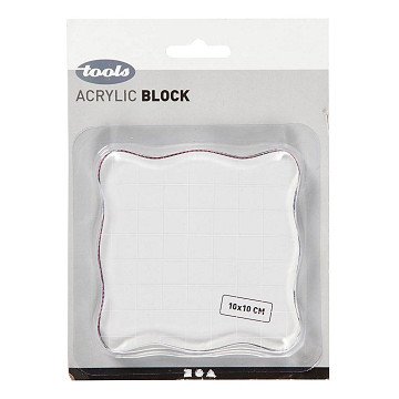 Stamp block 10x10cm