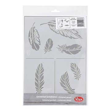 Flexible Template Feathers A4