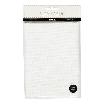 Aida White 70 Squares per 10 cm, 50x50cm