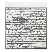 Sjabloon Stenen Muur, 30,5x30,5cm