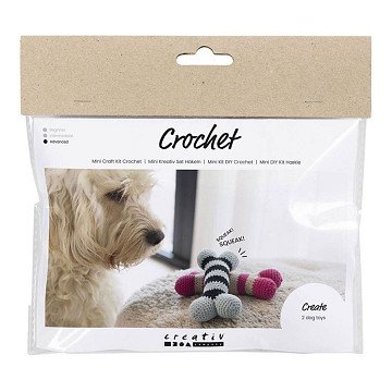 Mini Hobby Set Crochet Dog Bone