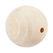 Holzperle 6mm, 3Stk.