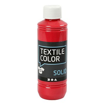 Textile Color Deckende Textilfarbe – Rot, 250 ml