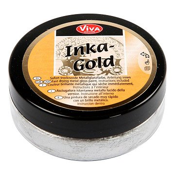 Inka-Gold Glanzwachs - Silber, 50ml