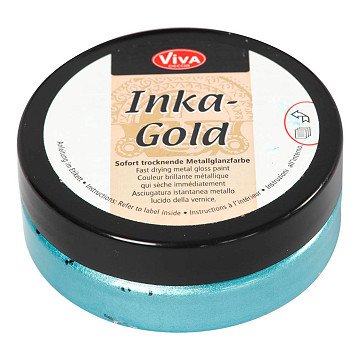 Inka-Gold Glanzwachs – Türkis, 50 ml