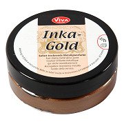 Inka-Gold Gloss Wax - Brown Gold, 50ml