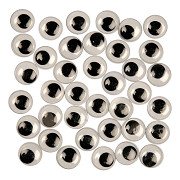 Goggle Eyes Non Self-Adhesive 12mm, 1000pcs.