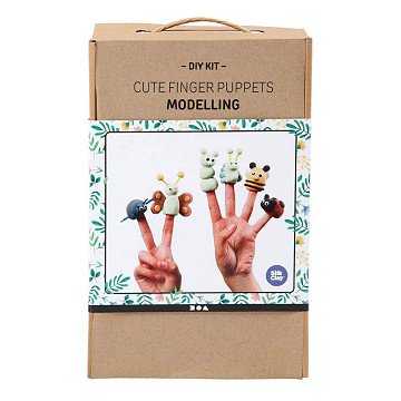 Cute Finger Puppets Making Silk Clay Clay Kit