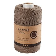 Macrame Cord Light Brown, 198m