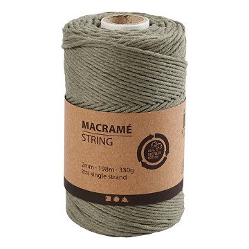 Macrame Koord Mosgroen, 198m