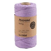 Macrame Cord Purple, 198m