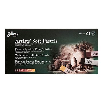 Gallery Soft Pastel Set Brown Harmony, 12pcs.