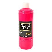 Textile Color Semi-dekkende Textielverf - Neon Roze, 500ml