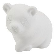 Terracotta Animal Money Box Panda, 6 pcs.