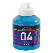 Acrylverf Glitter voor Kinderen - Blauw, 500ml