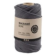 Macrame Koord Grijs, 55m