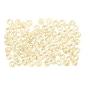 Perlen Rocailles Elfenbein, 500 Gramm