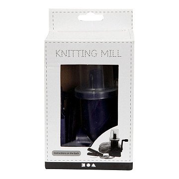 Purple knitting mill