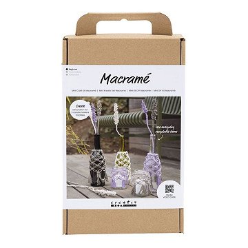 Hobbyset Makramee Glasdeko