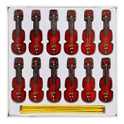 Pendant Wooden Violin Small, 12 pcs.