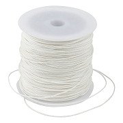 Polyester Cord White 1 mm, 50m
