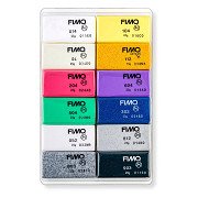 Fimo Effect Modeling Clay Various Colors, 12x25gram