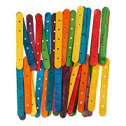 Wooden Construction Sticks Color, 500 pcs.