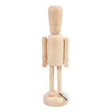 Holzfigur auf Fuß, 45cm