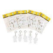 Textile Figures with Keychain, 25 pcs.