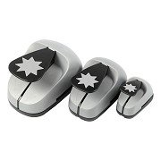 Punching Set Graphic Star, 3 pcs.