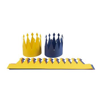 Crown Cardboard Various Colors, 25 pcs.