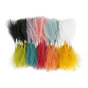 Artificial feathers Color, 100 pcs.