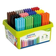 Giotto Markers Assorted Colors School Pack, 144pcs.