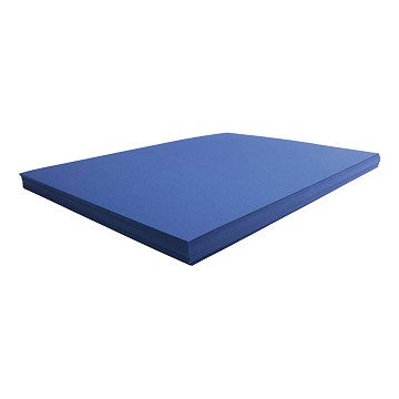 Colored Cardboard Dark Blue 270gr, 100 Sheets