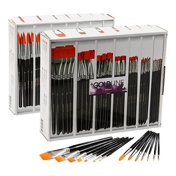 Gold Line Brushes, 168 pcs.