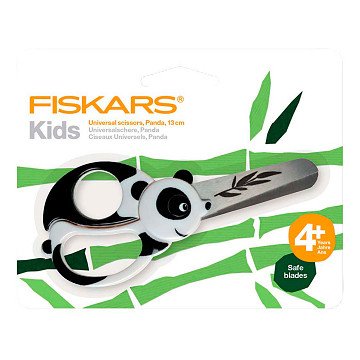 Fiskars Kinderschere mit Panda-Motiv – 13 cm