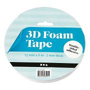 3D Foam Tape Width 12mm Thickness 2mm - 5m