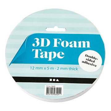 3D Foam Tape Width 12mm Thickness 2mm - 5m