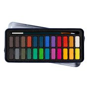 Aquarell-Set, verschiedene Farben - 24 Farben