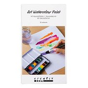 Aquarell-Kunst: Blumen und Landschaften – 12 Farben