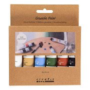 Gouacheverf Natuurlijke Kleuren - 6x20ml.