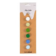 Plus Color Acrylverf Blauw en Groen Harmonie - 6x5ml.