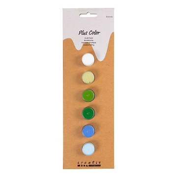 Plus Color Acrylic Paint Blue and Green Harmony - 6x5ml.
