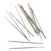 Sticknadeln 36 mm Länge Öhr 6 mm Größe 24 - 25 Stück.