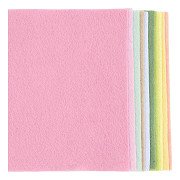 Hobbyvilt A4 Dikte 2mm Pastelkleuren - 10st.