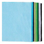 Hobbyvilt A4 Dikte 2mm Blauw en Groen Harmonie - 10st.