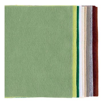 Hobbyvilt A4 Dikte 2mm Naturel Kleuren - 10st.