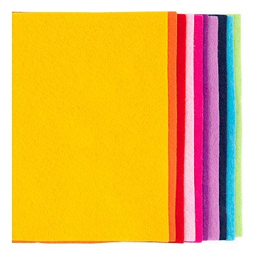 Hobbyvilt A4 Dikte 2mm Kleurrijk - 10st.