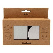 Runde und quadratische Dosen - 4 Stück.